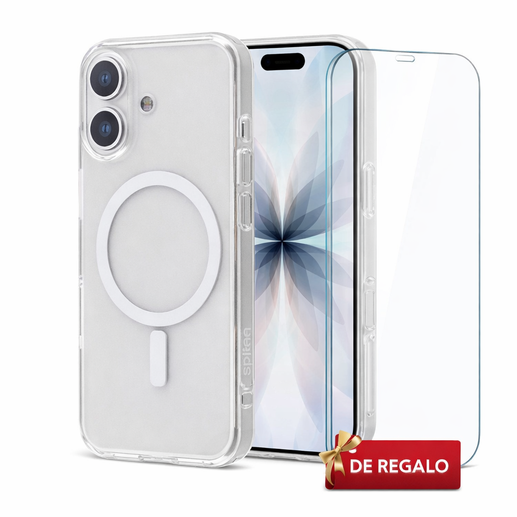 Funda Transparente para iPhone 17 con MagSafe Antigolpes + Mica 9D Gratis | Lexmadi