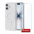 Funda Transparente para iPhone 17 con MagSafe Antigolpes + Mica 9D Gratis | Lexmadi
